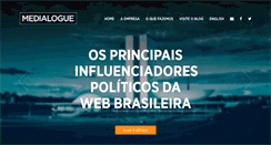 Desktop Screenshot of medialogue.com.br
