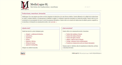 Desktop Screenshot of medialogue.es